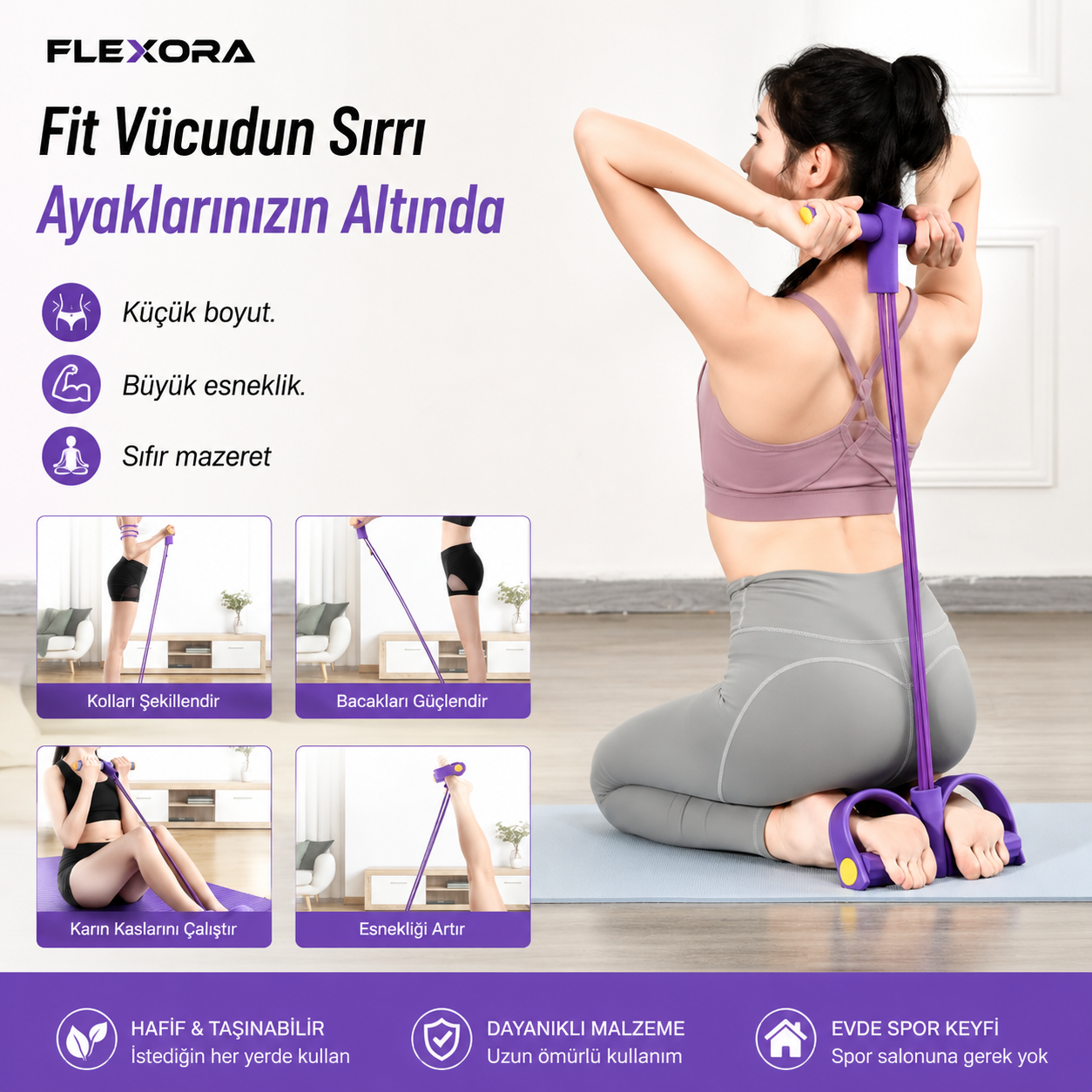 Flexora Tüm Vücut Şekillendirici Jimnastik Aleti