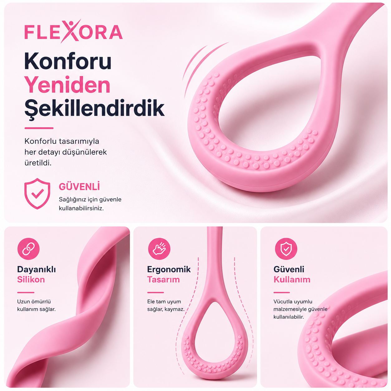 Flexora Üst Vücut Geliştirme Direnç Lastiği